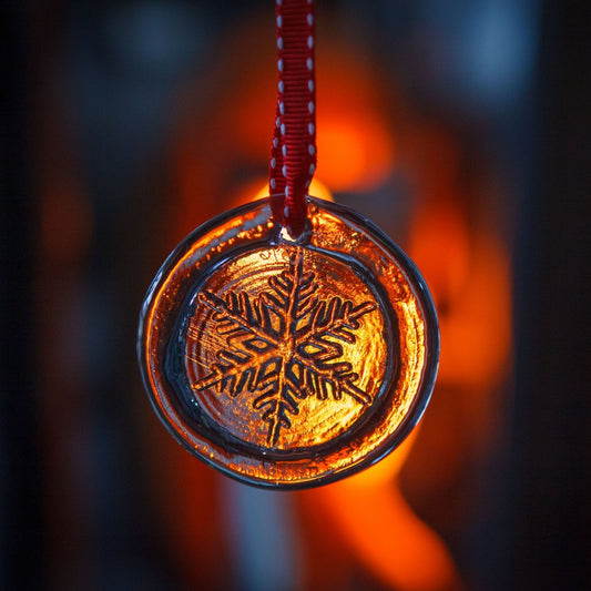 Stamped Suncatcher Ornament