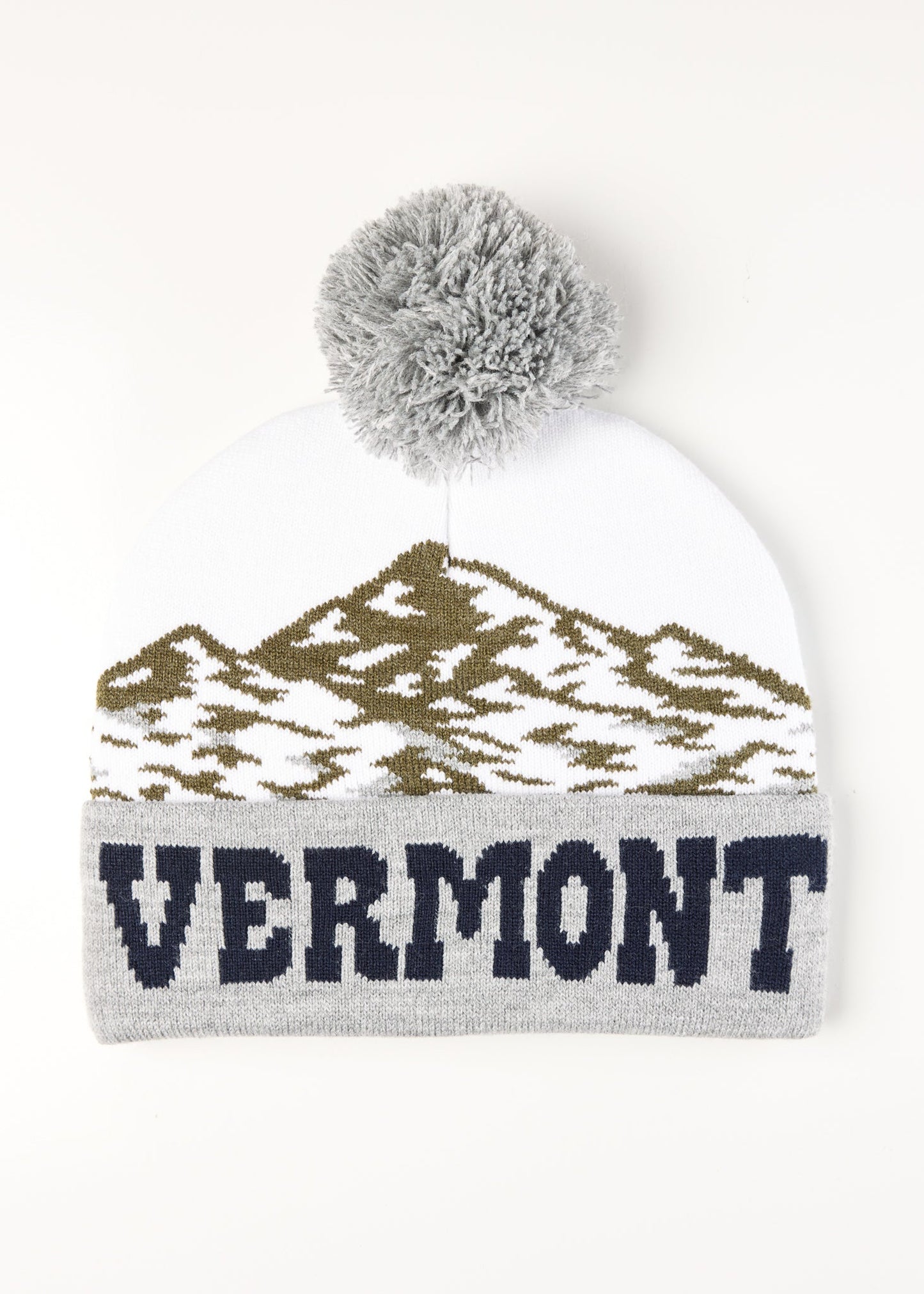 Vermont Cuffed Pom Beanie