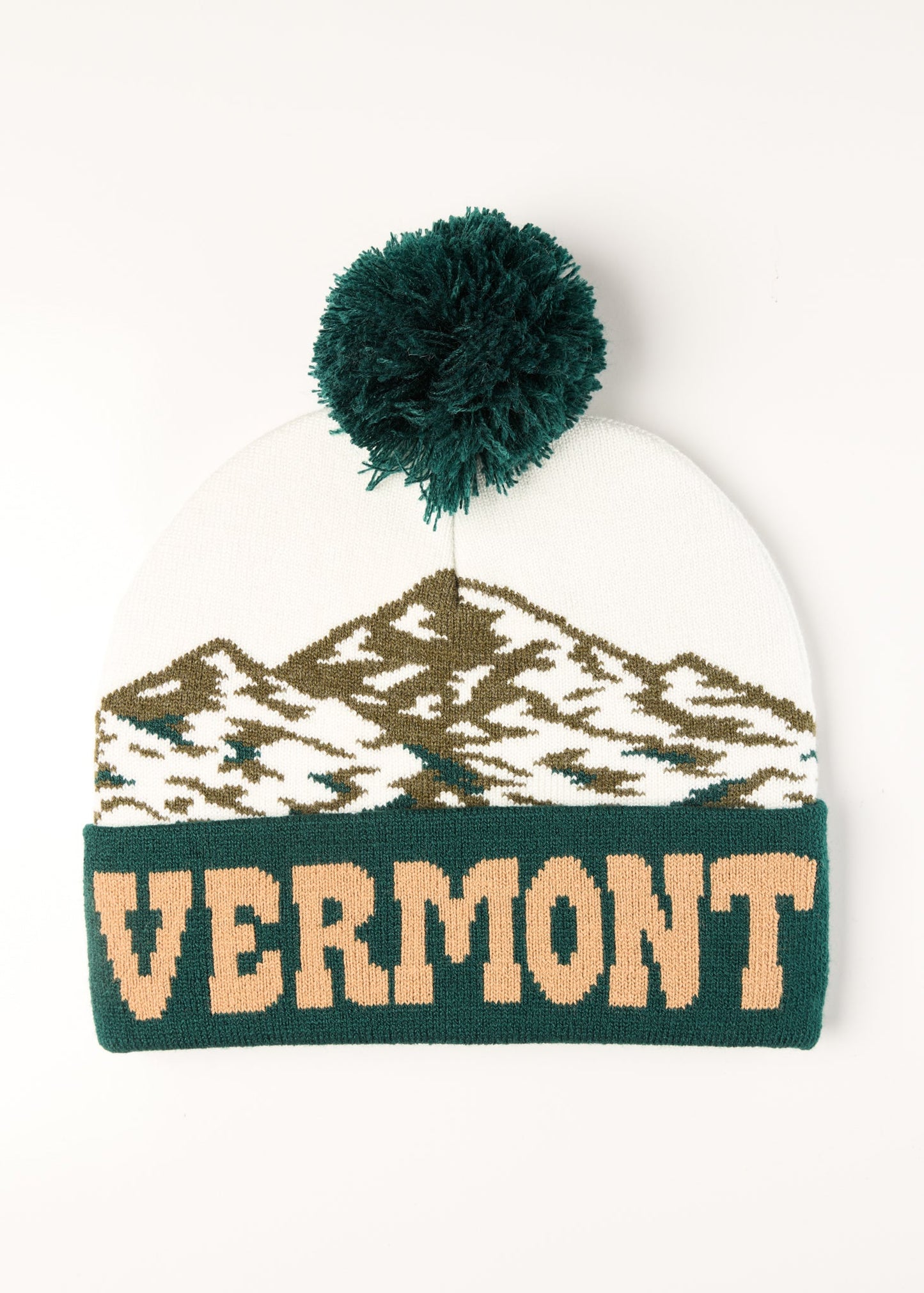 Vermont Cuffed Pom Beanie