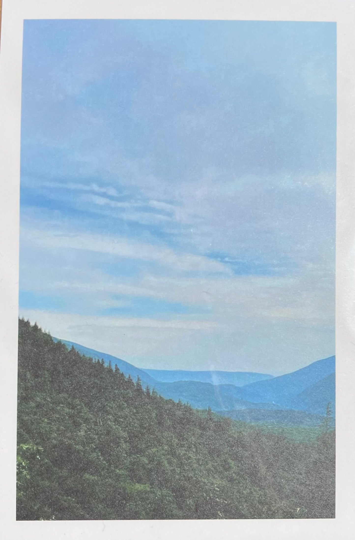 Green Mountains Greeting Card