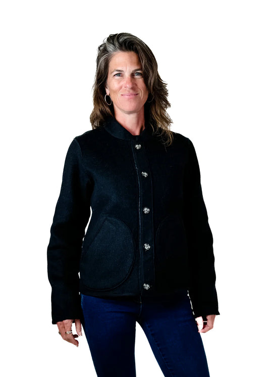 Women's Reversible Shacket - Black