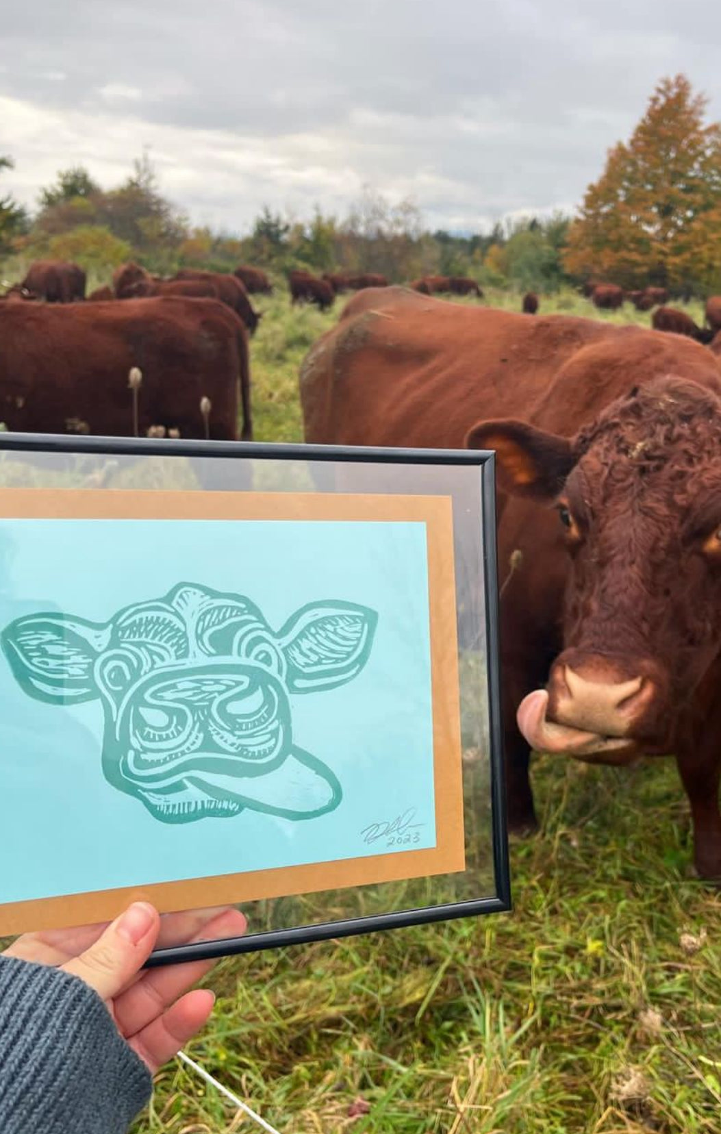 Vermont Cow Print