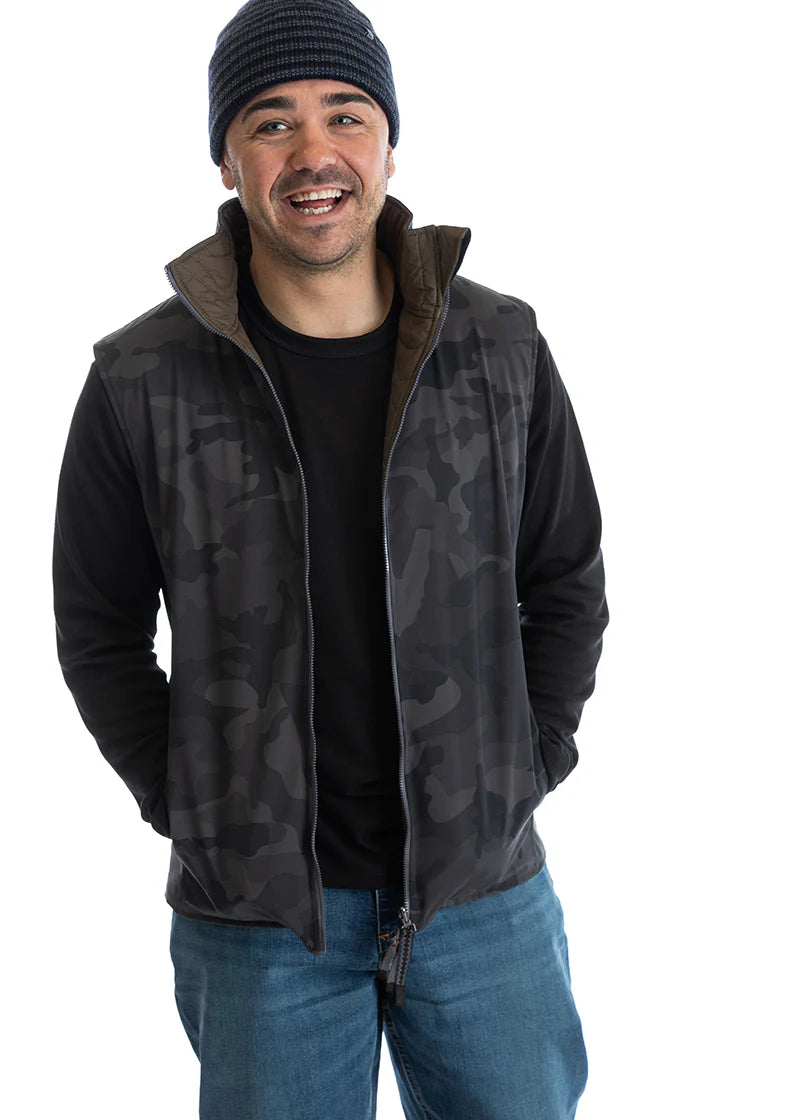 Men's Reversible Venture Vest - Blue