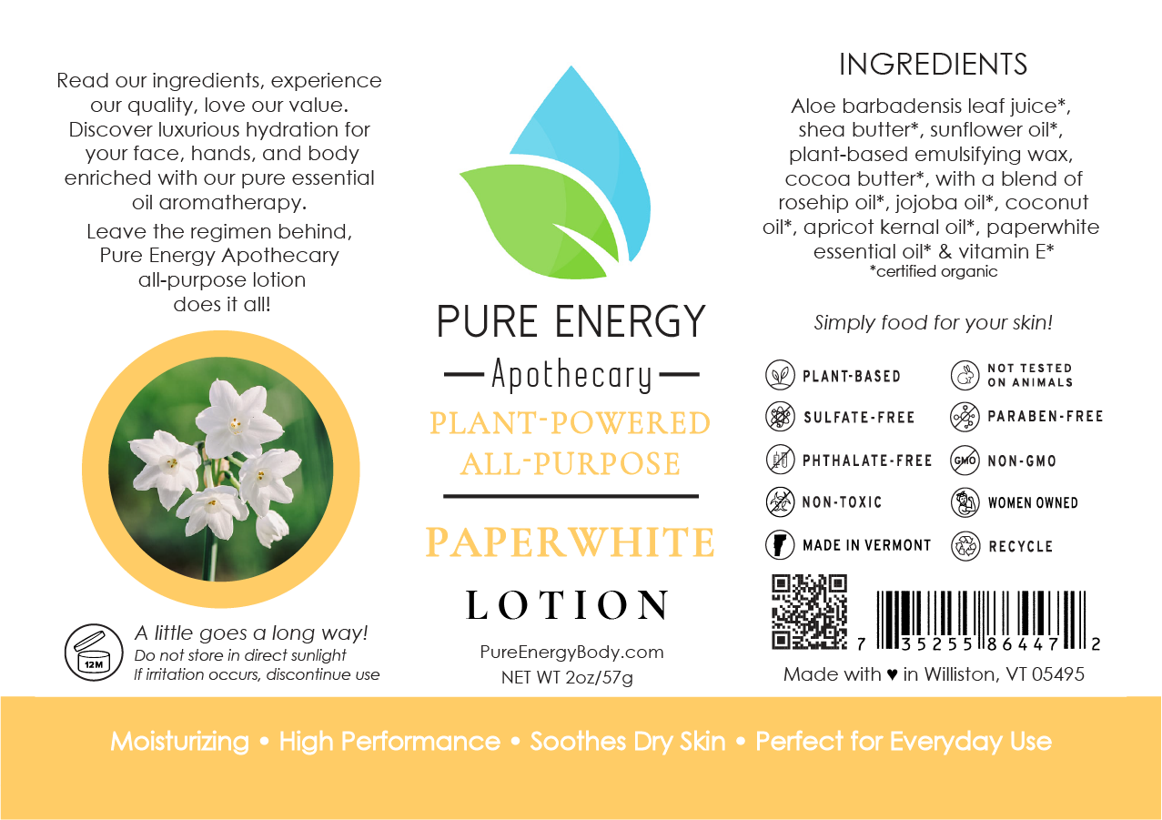 Natural All Purpose Lotion  2 oz (Paperwhite)