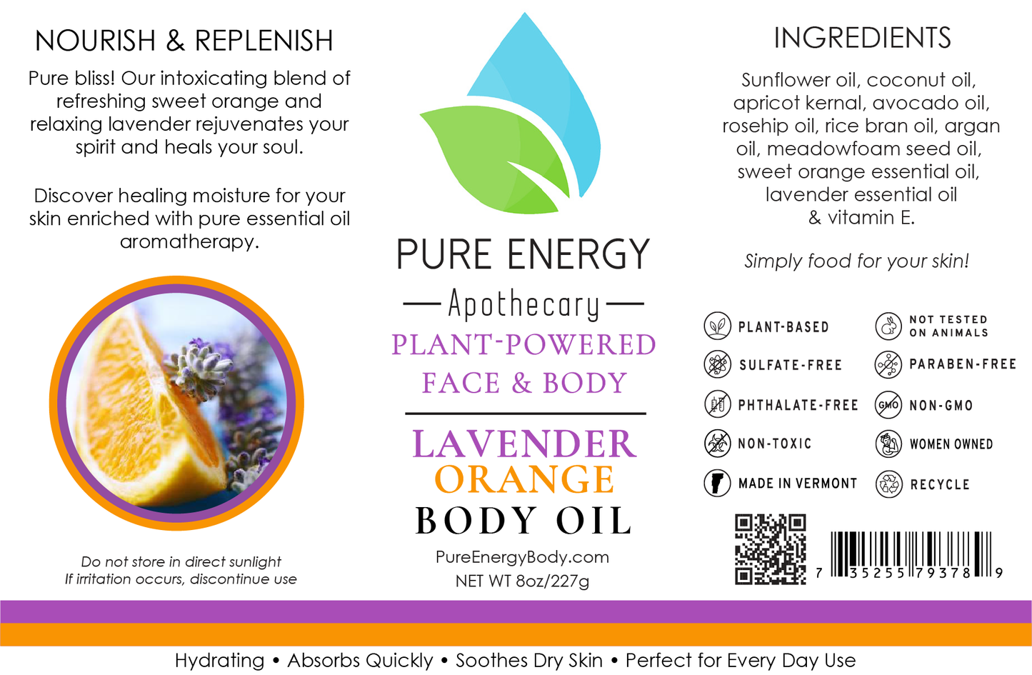 Skin Oil (Lavender Orange)