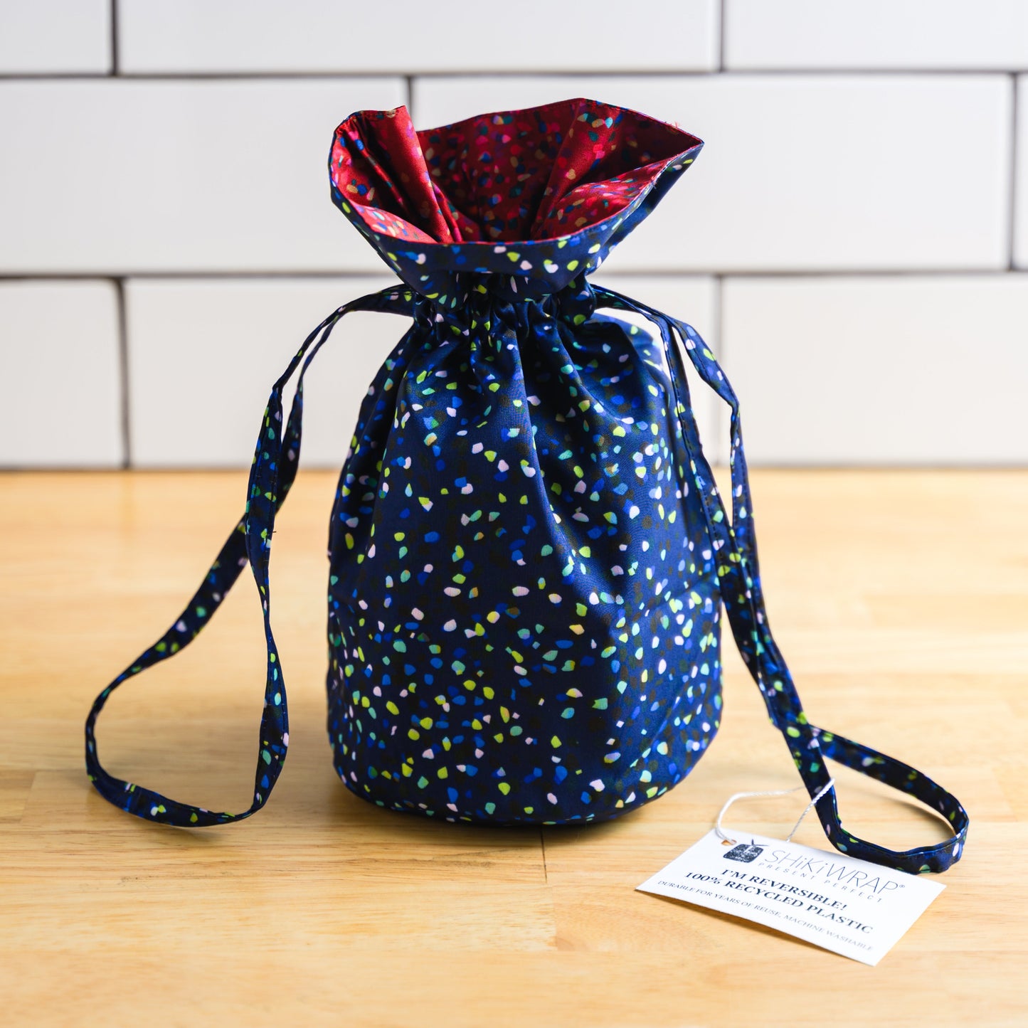 Confetti Reversible Sustainable Gift Bag