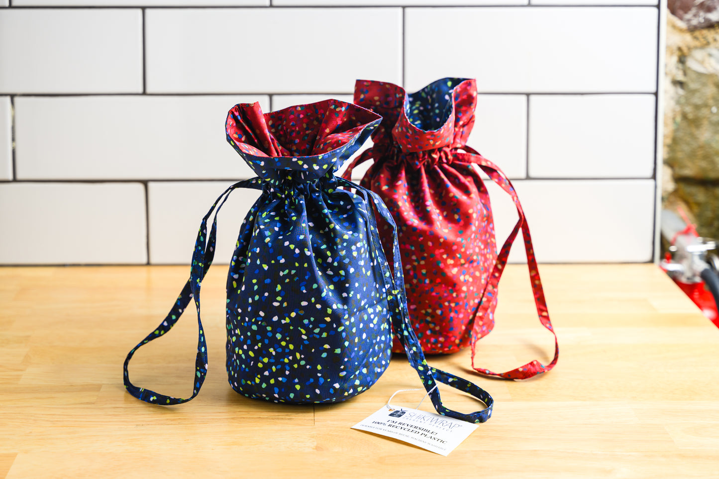 Confetti Reversible Sustainable Gift Bag